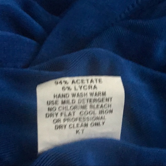 New Sapphire with Black Trim Softwear by Mark Singer Jacket Button Down - Picture 13 of 16